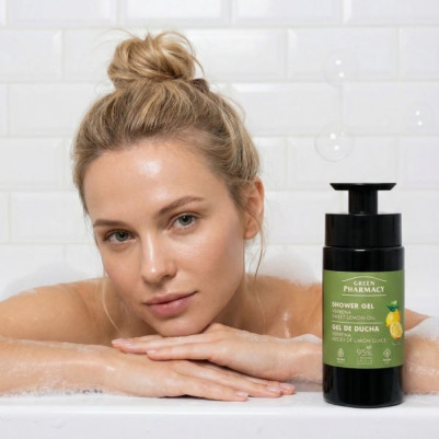 Żel pod prysznic werbena i olejek ze słodkiej cytryny Green Pharmacy 739ml