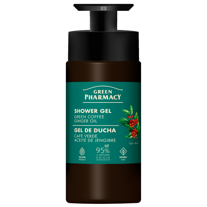 Żel pod prysznic zielona kawa i olejek imbirowy Green Pharmacy 739 ml