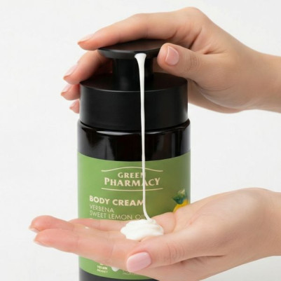 Krem do ciała werbena i olejek ze słodkiej cytryny Green Pharmacy 739ml