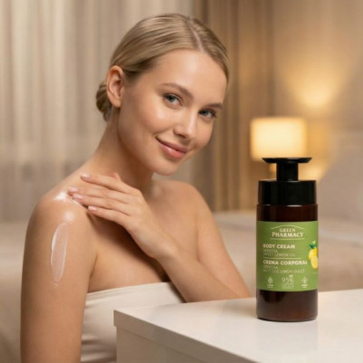 Krem do ciała werbena i olejek ze słodkiej cytryny Green Pharmacy 739ml
