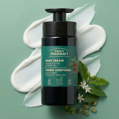 Krem do ciała zielona kawa i olejek imbirowy Green Pharmacy 739ml