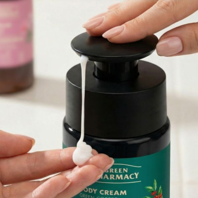 Krem do ciała zielona kawa i olejek imbirowy Green Pharmacy 739ml