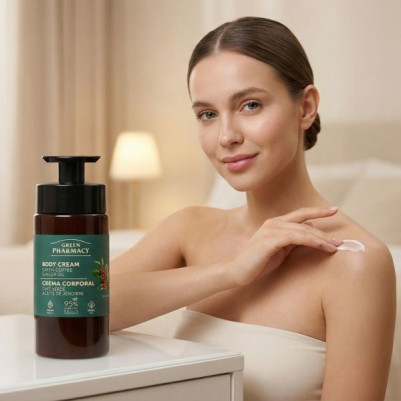 Krem do ciała zielona kawa i olejek imbirowy Green Pharmacy 739ml