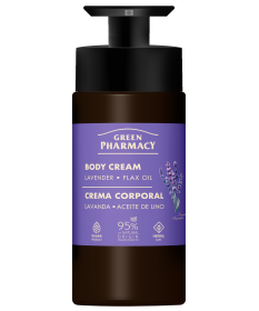 Krem do ciała lawenda i olej lniany Green Pharmacy 739ml
