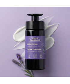 Krem do ciała lawenda i olej lniany Green Pharmacy 739ml