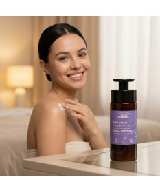 Krem do ciała lawenda i olej lniany Green Pharmacy 739ml