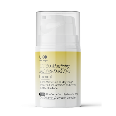 Ukoi SPF 50 Krem Matujący i Przeciw Przebarwieniom