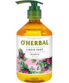 O`HERBAL Mydło w płynie z ekstraktem z maliny 500 ml