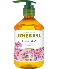 O`HERBAL Mydło w płynie z  ekstraktem z róży damasceńskiej 500 ml