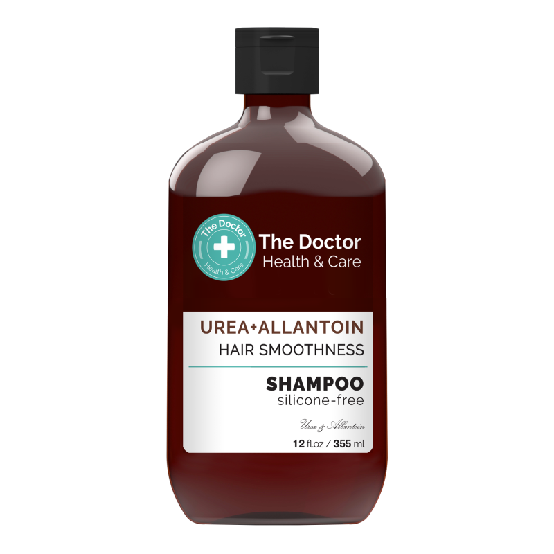 Health & Care. Wygładzający szampon do włosów. Mocznik + alantoina - 355 ml