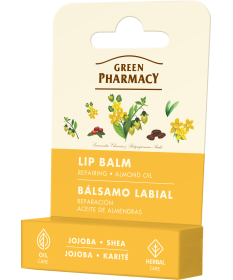 Green Pharmacy Regenerujący  balsam do ust jojoba i masło shea 3,6g