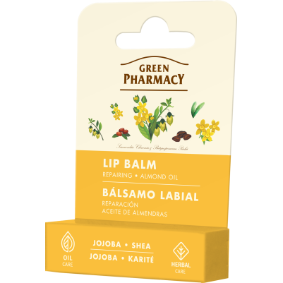 Green Pharmacy Regenerujący  balsam do ust jojoba i masło shea 3,6g