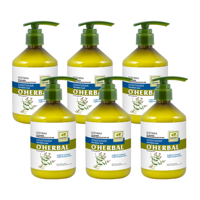 Odżywka do włosów przetłuszczających się z ekstraktem z mięty O'Herbal 500ml