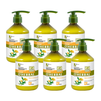 Odżywka zwiększająca objętość cienkich włosów z ekstraktem z arniki O'Herbal 500ml x6
