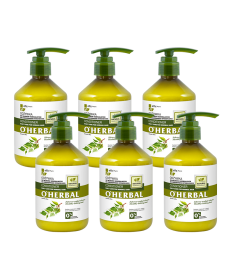 Odżywka do włosów normalnych do codziennego stosowania z ekstraktem z brzozy O'Herbal 500ml x6