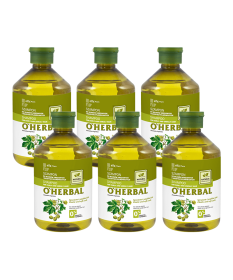 Szampon do włosów kręconych i niezdyscyplinowanych z ekstraktem z chmielu O'Herbal 500ml x6