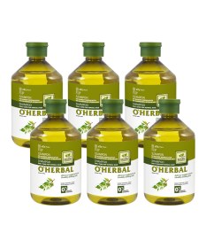 Szampon do włosów normalnych do codziennego stosowania z ekstraktem z brzozy O'Herbal 500ml x6
