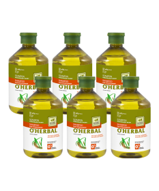 Szampon wzmacniający włosy z ekstraktem z kłącza tataraku O'Herbal 500ml x6