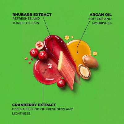 Pianka do kąpieli Rhubard & Cranberries Fresh Juice 550ml