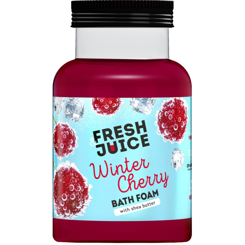 Pianka do kąpieli Winter Cherry Fresh Juice 550ml