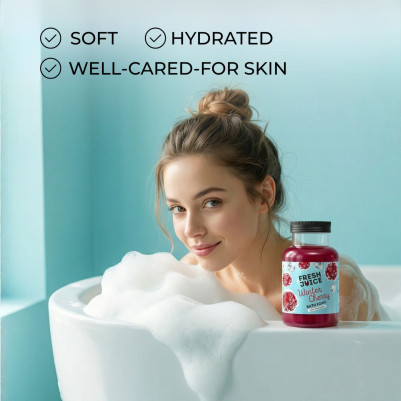 Pianka do kąpieli Winter Cherry Fresh Juice 550ml