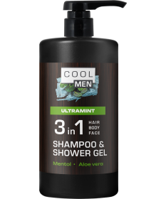 Ultramint Szampon i żel  pod prysznic 3 w 1 Cool Men 1000ml