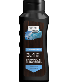 Cool Men Ultrasensitive Szampon I Żel pod prysznic 3 w 1 400 ml