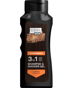 Cool Men Ultraenergy+ Sport  Szampon i żel pod prysznic 3 w 1 400ml