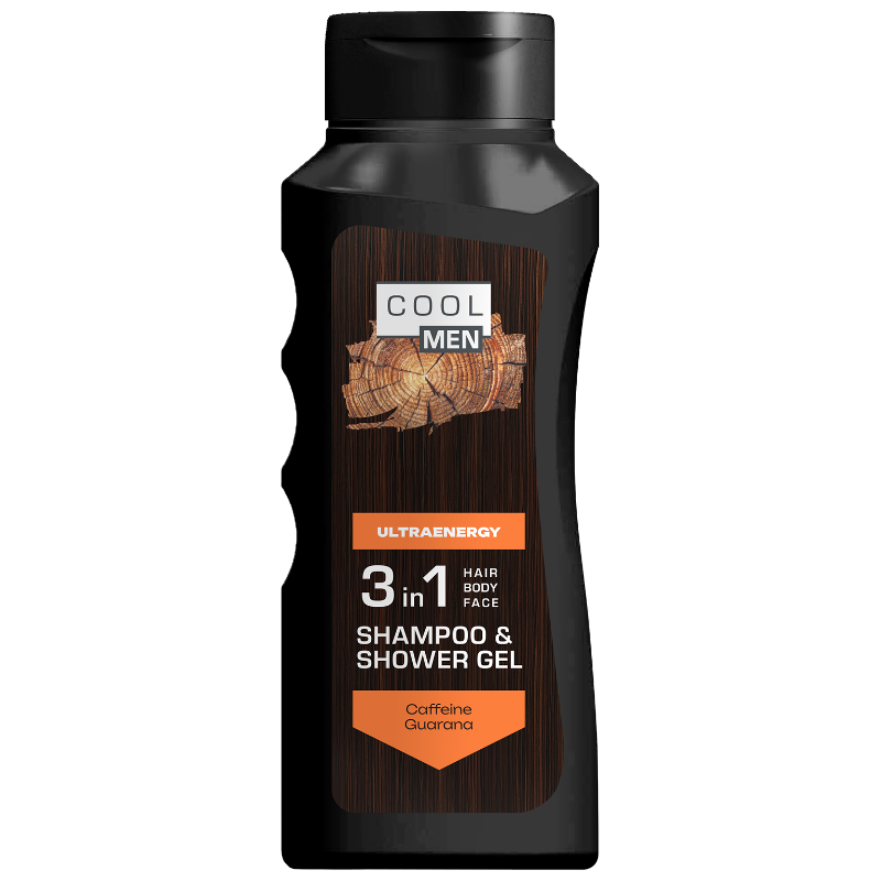 Cool Men Ultraenergy+ Sport  Szampon i żel pod prysznic 3 w 1 400ml