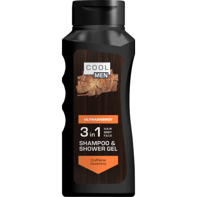 Cool Men Ultraenergy+ Sport  Szampon i żel pod prysznic 3 w 1 400ml