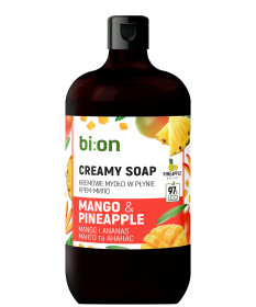 Kremowe mydło w płynie  Mango i Ananas bi:on 946ml