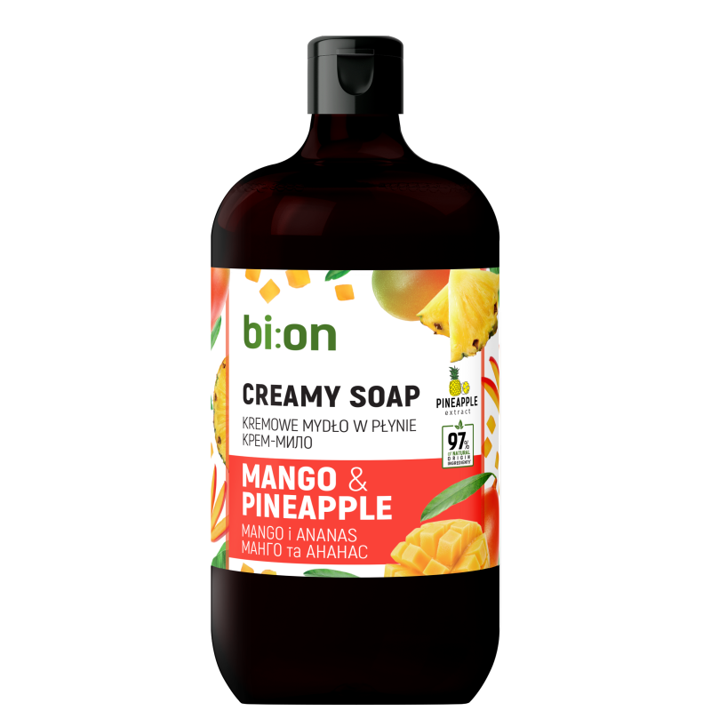 Kremowe mydło w płynie  Mango i Ananas bi:on 946ml