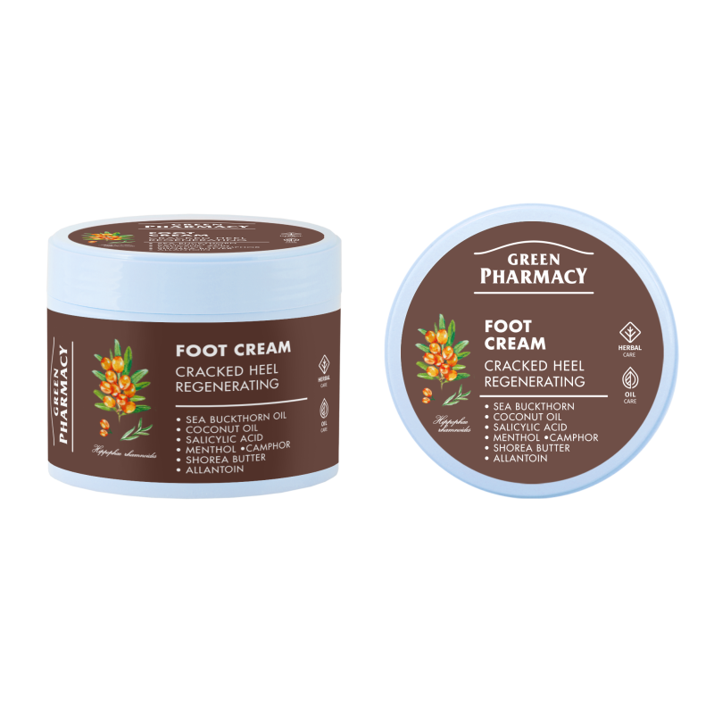 Krem do stóp regenerujący przeciw pęknięciom Green Pharmacy 300ml