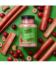 Perełki do kąpieli Rhubard & Cranberries Fresh Juice 450 g