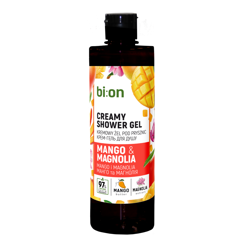 Kremowy żel pod prysznic  Mango i Magnolia bi:on 473ml