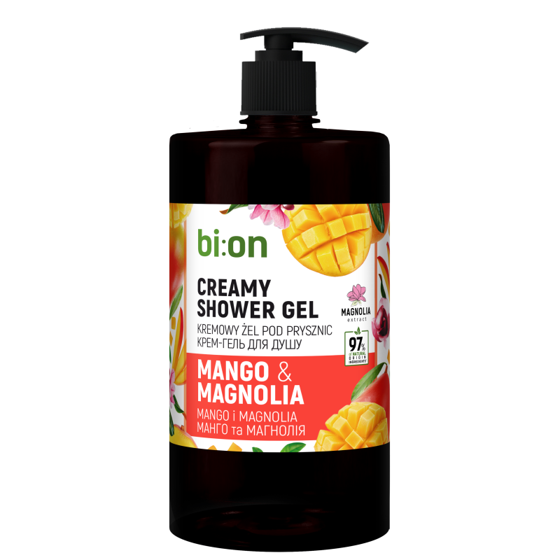 Kremowy żel pod prysznic Mango i Magnolia bi:on 946ml