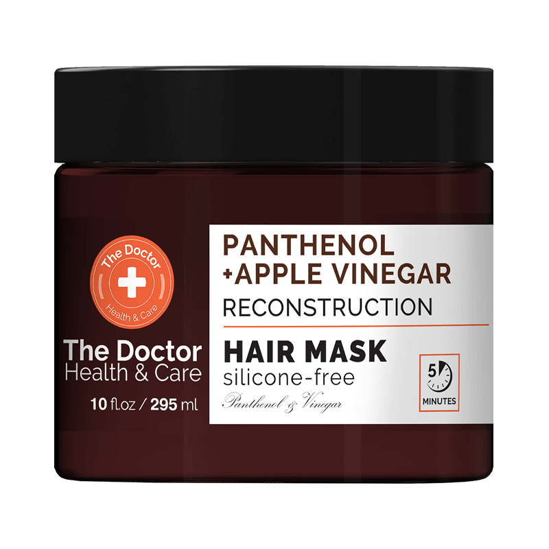 Health & Care. Maska do włosów. Pantenol + ocet jabłkowy