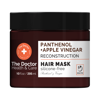 Health & Care. Maska do włosów. Pantenol + ocet jabłkowy