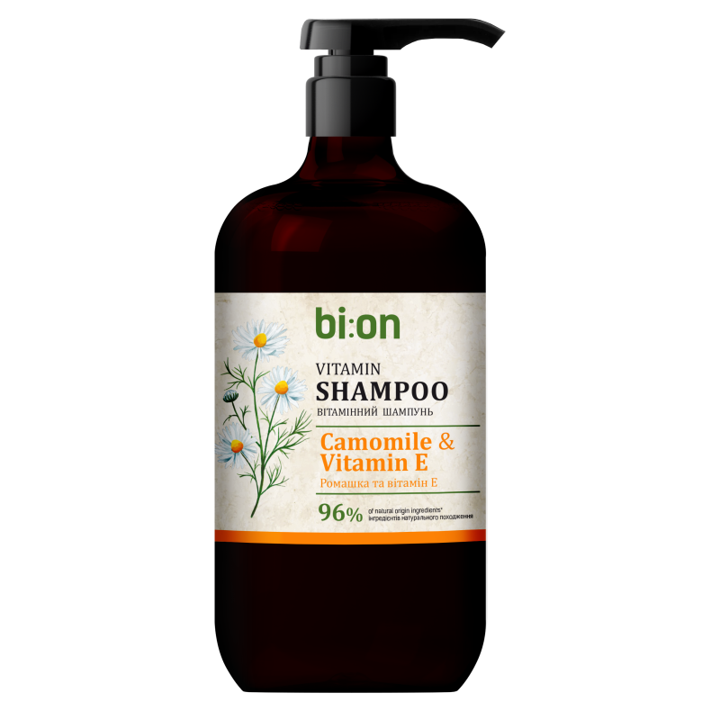 Szampon Rumianek i witamina E bi:on 946ml Pompka