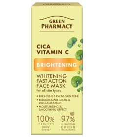 Cica + Witamina C Wybielająca maska do twarzy o szybkim działaniu Green Pharmacy 50ml