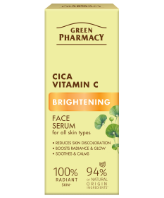Cica + Witamina C Serum do twarzy rozświetlające Green Pharmacy 30 ml