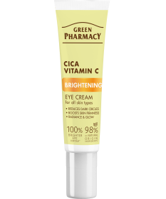 Cica + Witamina C Rozświetlający krem pod oczy Green Pharmacy 15ml