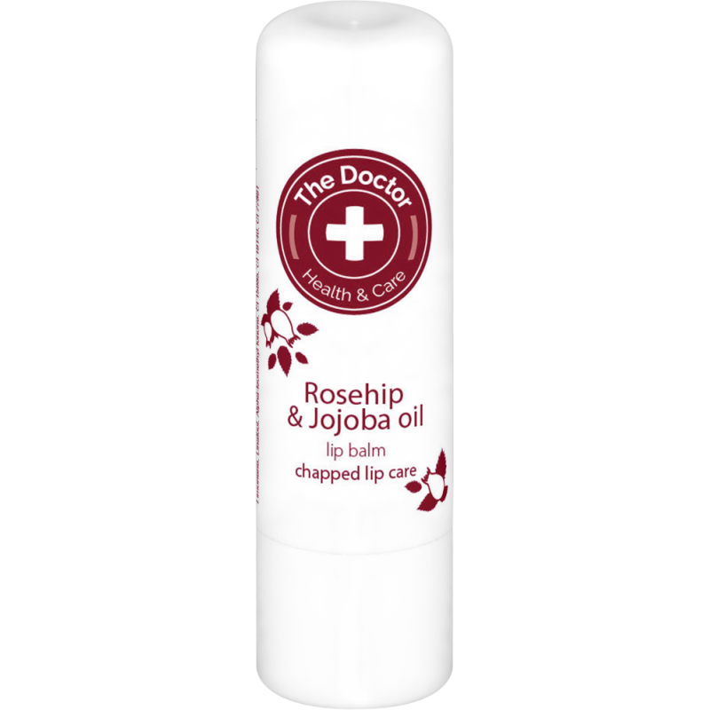 Balsam do ust z dziką różą i jojobą The Doctor + Health & Care 3,6 g