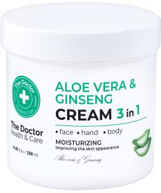 Krem Aloe vera i Żeń-szeń Krem 3 w 1 The Docotr + Health & Care 250ml
