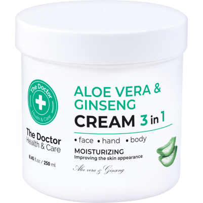 Krem Aloe vera i Żeń-szeń Krem 3 w 1 The Docotr + Health & Care 250ml