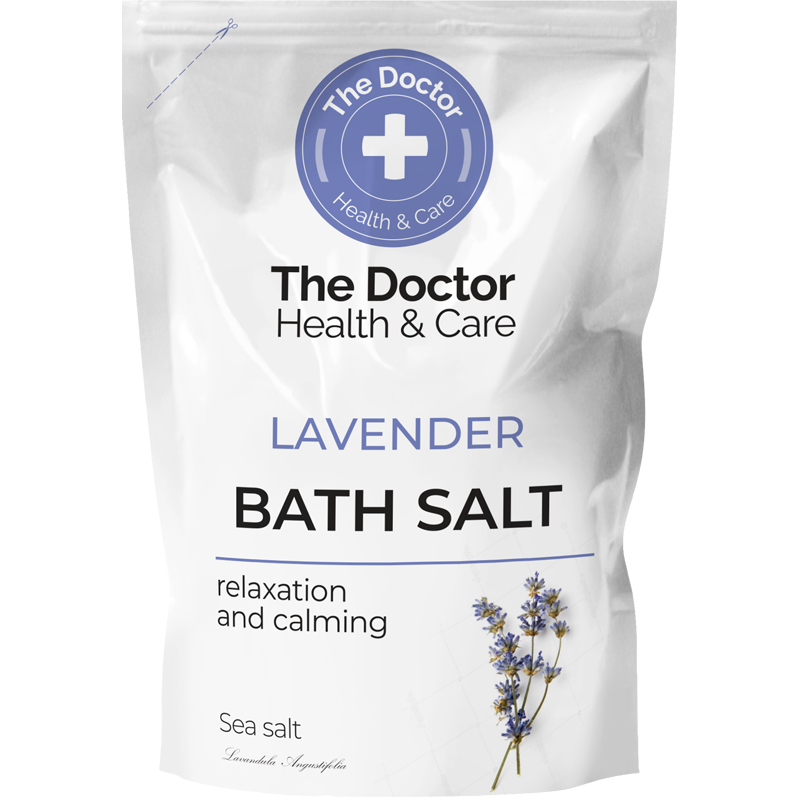 Sól do kąpieli lawendowa The Doctor + Health & Care 500g