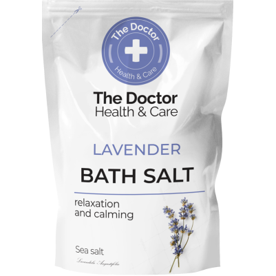 Sól do kąpieli lawendowa The Doctor + Health & Care 500g