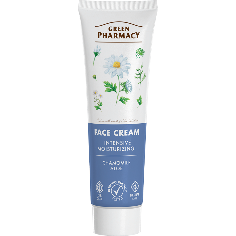 Krem do twarzy intensywne nawilżenie Green Pharmacy 100ml