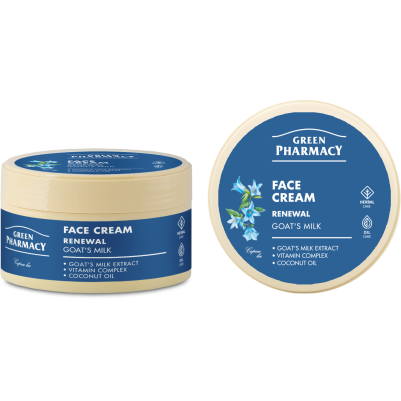 Krem do twarzy odnowienie mleko kozie Green Pharmacy 200ml