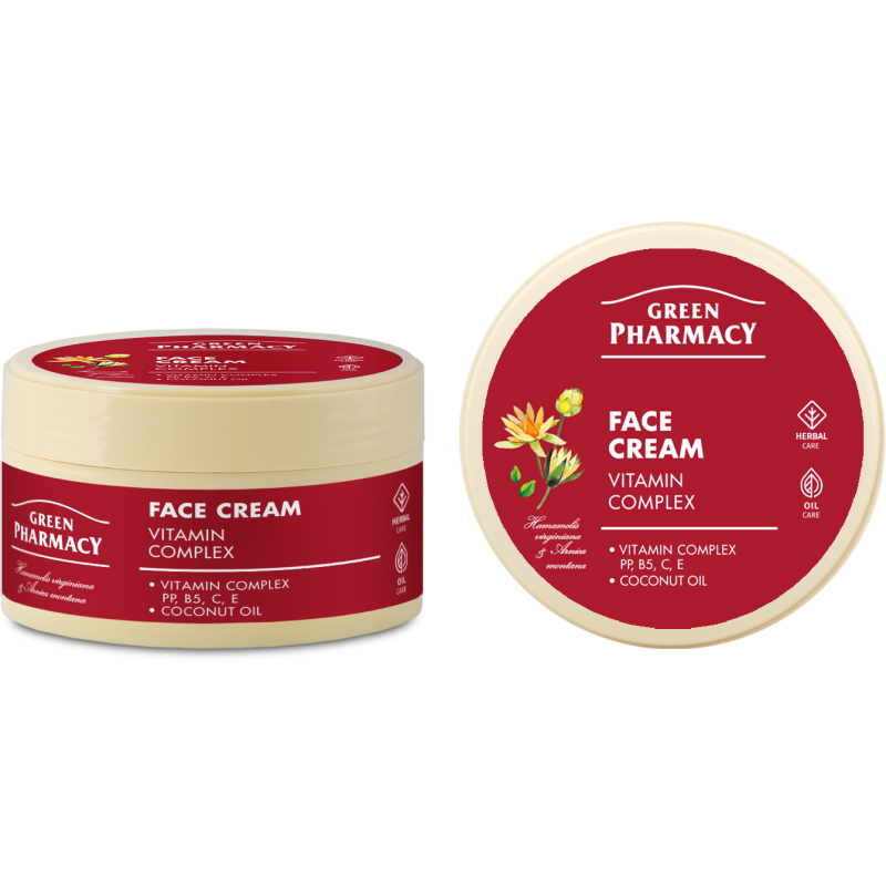 Krem do twarzy kompleks witamin Green Pharmacy 200ml